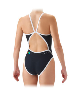 FEMME ウィメンズ agnes b. x arena タフスーツ トレーニングワンピース 水着 ブラック