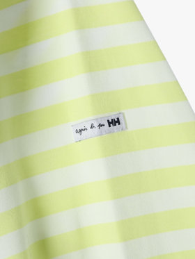 FEMME ウィメンズ 【Outlet】agnes b. x HELLY HANSEN ロングスリーブマリンボーダーティー（ユニセックス） ブルー系その他