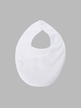 ENFANT ベビー ベビー コットン 長袖ボディ・スタイ・帽子 3点セット ホワイト