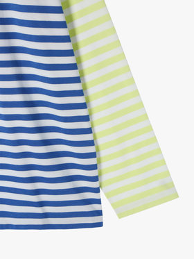 FEMME ウィメンズ 【Outlet】agnes b. x HELLY HANSEN ロングスリーブマリンボーダーティー（ユニセックス） ブルー系その他