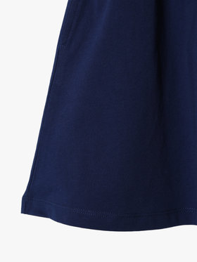 ENFANT ガールズ キッズ マルチカラー コットン ミディアム スカート ネイビー