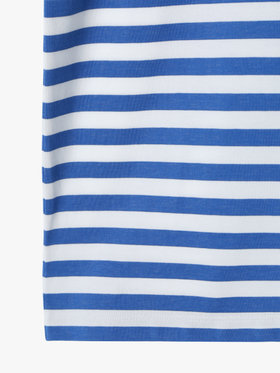 FEMME ウィメンズ 【Outlet】agnes b. x HELLY HANSEN ロングスリーブマリンボーダーティー（ユニセックス） ブルー系その他