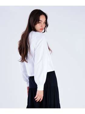 To b. by agnès b. トラディショナルプリティカーディガン ホワイト