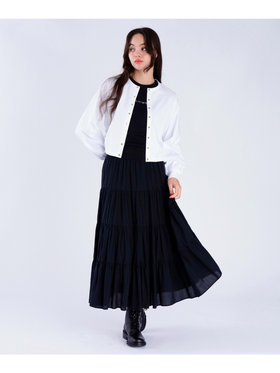 To b. by agnès b. トラディショナルプリティカーディガン ホワイト