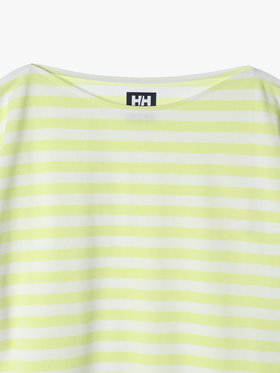 FEMME ウィメンズ 【Outlet】agnes b. x HELLY HANSEN ショートスリーブマリンボーダーティー（ユニセックス） イエロー系その他