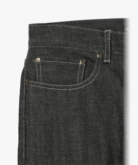HOMME メンズ メンズ セルビッジデニムパンツ "#1 Slim" ブラック