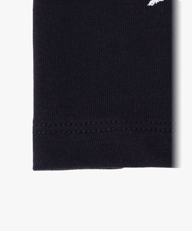 ENFANT ベビー ベビー "b." ロゴ コットン 長袖 Tシャツ "Etoile" ブラック