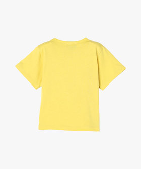 ENFANT ユニセックス キッズ "b." ロゴ スター コットン 半袖 Tシャツ "Domi" イエロー