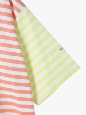 FEMME ウィメンズ 【Outlet】agnes b. x HELLY HANSEN ショートスリーブマリンボーダーティー（ユニセックス） オレンジ系その他