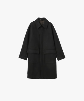 HOMME メンズ メンズ ウール ロング コート "Double" ブラック