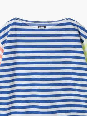 FEMME ウィメンズ 【Outlet】agnes b. x HELLY HANSEN ショートスリーブマリンボーダーティー（ユニセックス） ブルー系その他