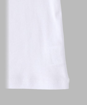 ENFANT ベビー ベビー ロゴ コットン 半袖 Tシャツ ホワイト