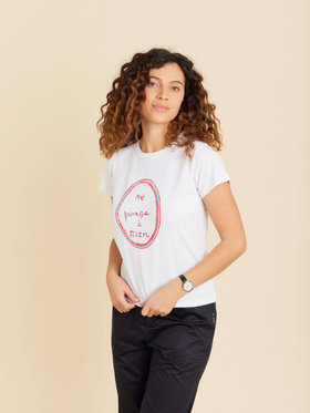 FEMME ウィメンズ SEO4 TS BRANDO アーティスト Tシャツ ホワイト