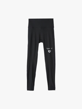 FEMME ウィメンズ agnes b. x arena セパレーツ ロングスパッツ スイムウェア ブラック