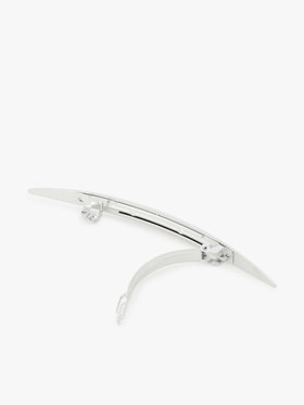 To b. by agnès b. 【Outlet】ロゴ バレッタ シルバー