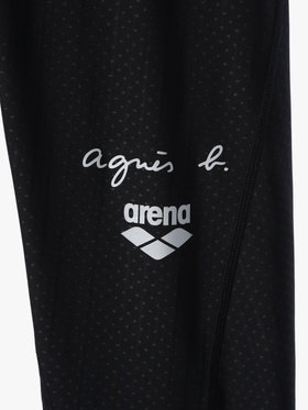 FEMME ウィメンズ agnes b. x arena セパレーツ ロングスパッツ スイムウェア ブラック