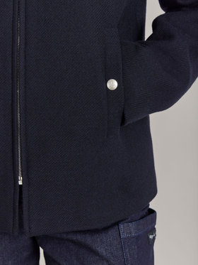 FEMME ウィメンズ 【Outlet】ウール スタンドカラージャケット "Olympe" ブルー系その他