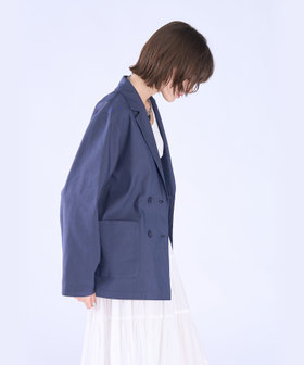 To b. by agnès b. ダブルテーラード ジャケット ネイビー