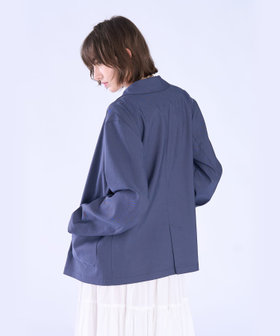 To b. by agnès b. ダブルテーラード ジャケット ネイビー