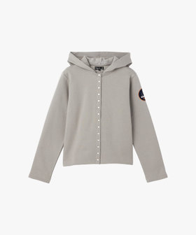 FEMME ウィメンズ TARA コットン メルトン カーディガンプレッション "Capuche" グレー系その他