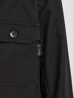HOMME メンズ メンズ コットン オーバーシャツ ブラック