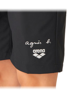 FEMME ウィメンズ agnes b. x arena ショートパンツ ブラック