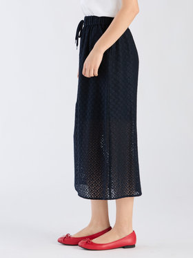 To b. by agnès b. 【Outlet】オプティカルレーススカート ネイビー