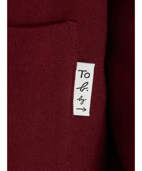 To b. by agnès b. To b. by agnes b.× green label relaxing コットン ビッグカーディガン ボルドー