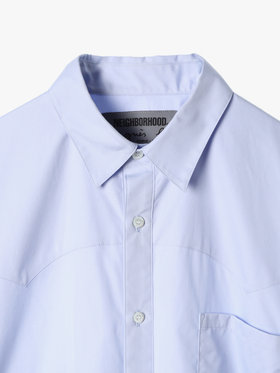 HOMME メンズ agnes b. x NH ウェスタンシャツ ネイビー