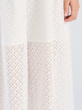 To b. by agnès b. 【Outlet】オプティカルレースパンツ ホワイト