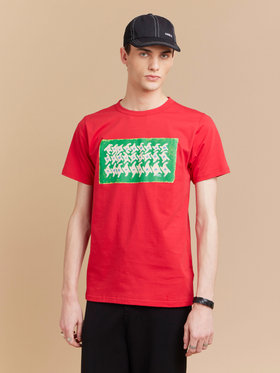 HOMME メンズ 【Outlet】SEM0 TS BRANDO MC アーティスト Tシャツ レッド