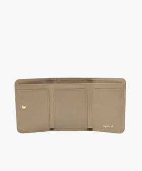 VOYAGE ウィメンズ バッグ＆ウォレット レザー 三つ折り ウォレット "Nathalie" BBW02-02 ベージュ