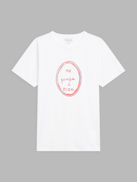 HOMME メンズ SEO4 TS BRANDO アーティスト Tシャツ ホワイト