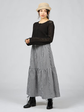 To b. by agnès b. 【Outlet】メッシュニットボレロ ブラック