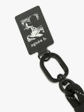 VOYAGE メンズ バッグ＆ウォレット ロング モバイルストラップ ”Trip” ZAH09-01 ブラック