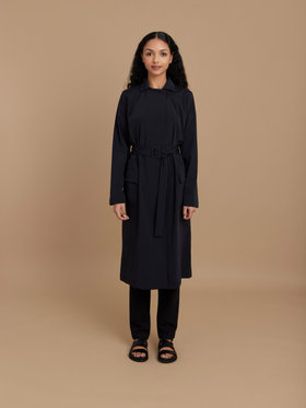 FEMME ウィメンズ 【Outlet】ベルト付きコート ブラック