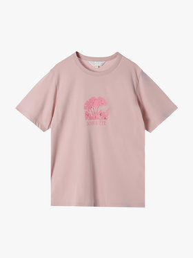 To b. by agnès b. 【Outlet】SOIR D'ETE(TREE) Tシャツ ピンク