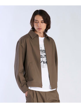 HOMME メンズ メンズ コットン 長袖 ジップアップジャケット ”Chet” グレー系その他