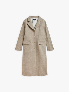 FEMME ウィメンズ 【Outlet】TU52 MANTEAU ウールコート ブラウン系その他