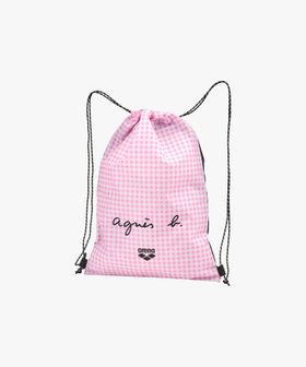 FEMME ウィメンズ agnes b. x arena マルチバッグ レッド×ピンク