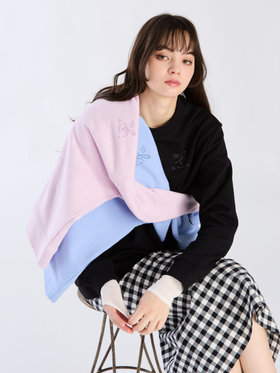 To b. by agnès b. 【Outlet】ロゴボーイズスウェット ブルー