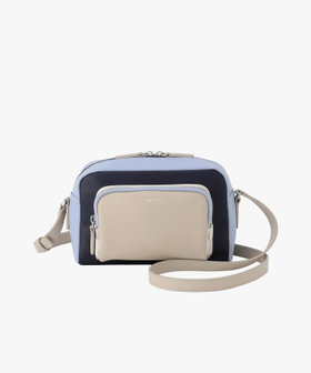 VOYAGE ウィメンズ バッグ＆ウォレット レザー ショルダーバッグ "Angele" NS14Gー02 ネイビー