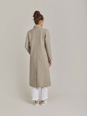 FEMME ウィメンズ 【Outlet】TU52 MANTEAU ウールコート ブラウン系その他