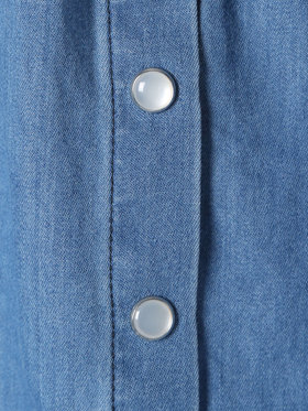 ENFANT ベビー TN45 L ROBE ベビー ワンピースプレッション ブルー