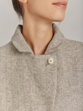 FEMME ウィメンズ 【Outlet】TU52 MANTEAU ウールコート ブラウン系その他