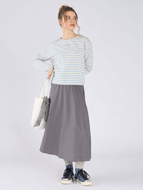 To b. by agnès b. フレアスカート グレー
