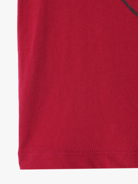 ENFANT ベビー ベビー ハートプリント コットン 半袖 Tシャツ レッド系その他