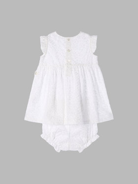 ENFANT ベビー TW11 L ROBE BLOOMER ベビー ワンピースブルマ ホワイト