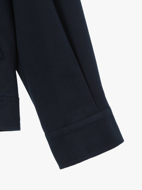 HOMME メンズ メンズ コットン 長袖 ジップアップジャケット ”Chet” ブルー系その他