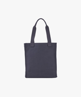To b. by agnès b. コットン ロゴ ミニ トートバッグ ネイビー×レッド